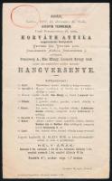 1882 Arad, meghívó Horváth Attila zongoraművész hangversenyére