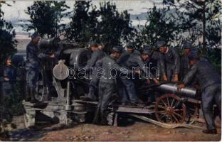 1914-1916 Világháború, 30,5-es mozsár, a löveg bevezetése / WWI K.u.K. military, 30,5 cm mortar