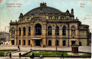 1908 Kiev, Kiew, Kyiv; Theatre de ville / City Theater (EK)