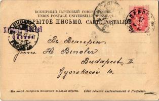 1899 Odessa, Monument du Prince Worontzoff /  statue of Prince Vorontsov  (EK)