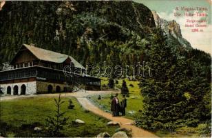 Tátra, Tatry; Zerge szálló / Hotel Gemse. Divald Károly 1442-1908 (EK)