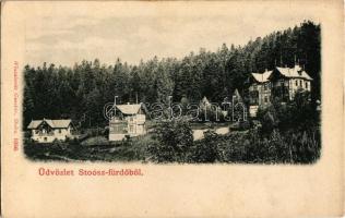 Stószfürdő, Stoósz-fürdő, Kúpele Stós; nyaralók / villas
