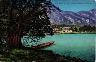 Bohinjsko jezero, Lake Bohinj; Hotel Zlatorog (fl)