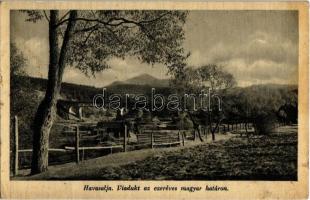 Havasalja, Tibava; Viadukt az ezeréves magyar határon, vasúti híd. Galac kiadása / railway bridge at the Hungarian border, viaduct