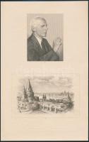 Vertel József (1922-1993): és Dürer acélmetszetek egy lapon 38x28 cm Jelzés nélkül, sokszorosított