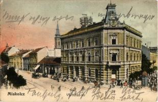 1904 Miskolc, Városház tér, piaci árusok (EK)