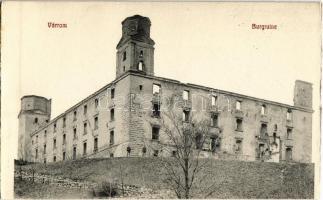 Pozsony, Pressburg, Bratislava; várrom / Burgruine / hrad / castle ruins - képeslapfüzetből / from postcard booklet