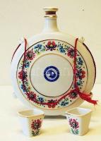 Hollóházi kancsó 2 db pohárral