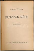 Illyés Gyula: Puszták népe. Bp.,[1943],Nyugat. Negyedik kiadás. Kiadói félvászon-kötés, kissé kopott...