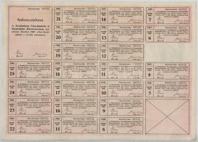 Erzsébetfalva 1922. "Erzsébetfalvai Takarékpénztár és Kereskedelmi Részvénytársaság" részv...