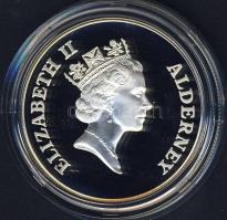 Alderney 1997. 2Ł Ag "Aranylakodalom" T:PP