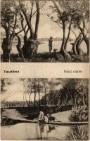 1917 Tiszafüred, Tiszai részletek, part. Goldstein Adolf kiadása