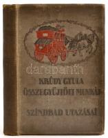 Krúdy Gyula: Szindbád utazásai. Elbeszélések. Krúdy Gyula Összegyűjtött Munkái. Bp.,1914, Singer és Wolfner, (Korvin-ny.), 186+2 p. Kiadói festett egészvászon-kötés, kopott borítóval, hiányzó elülső szennylappal, egy-két kissé foltos lappal, egy-két lapon radírozás nyomaival.