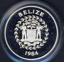 Belize 1984. 20$ Ag "Olimpia-kerékpár" T:PP