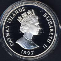 Kajmán szigetek 1997. 2$ Ag "Aranylakodalom" T:PP