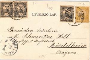 1901 Oravicabánya, Oravita; Partie vom kleinen Teich / Kis tó környéke és gát. Kiadja C. Kehrer / la...