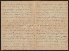 1944-1945 Kézzel írt eseménynapló egy versegi (Pest megye) úri hölgytől a német csapategység elszáll...