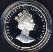 Falkland szigetek 1992. 50p Ag "Erzsébet-40. koronázási évforduló" T:PP Csak 5000db!