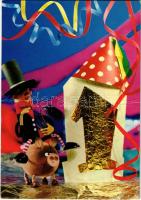 1973 Rátonyi Róbert (1923-1992) kézzel írt, aláírt képeslapja