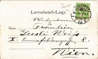 1916 Budapest XIV. Városliget, Székesfővárosi Pavilon, Bokor János vendéglője, étterem, Weingruber I...