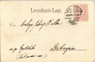 1899 Kismarton, Eisenstadt; Fürstl. Schloss / Esterházy kastély. Kiadja L. F. Kummer No. 46. / castl...