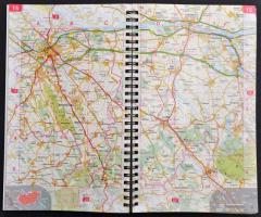 Vegyes autóstérkép tétel: Magyarország, Csehország-Szlovákia, Budapest 13. kerület