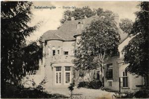 1925 Balatonboglár, Berta lak, villa (EK)