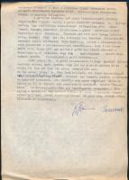 1988 A pesti gettókórház orvosa voltam ... dr. Dénes Zsuzsanna visszaemlékezése 1988-ból, az 1944. november - 1945. január 18-diki időszakra, 2 gépelt oldal, eredeti aláírással