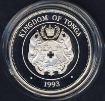 Tonga 1993. 1P Ag "Erzsébet-40. koronázási évforduló" T:PP Csak 10.000db!