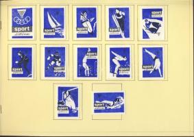 653 db jugoszláv gyufacímke szépen feldolgozva albumlapokon