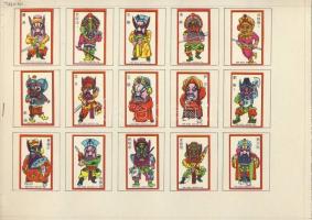 713 db kínai és tajvani gyufacímke szépen feldolgozva