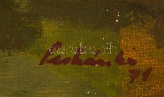 Prohászka jelzéssel: Erdő részlet. Olaj, vászon, keretben,  60×50 cm