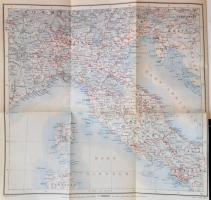Karl Baedeker: Italien von den Alpen bis Neapel. Kurzes Reisehandbuch. Leipzig, 1908, Verlag von Kar...