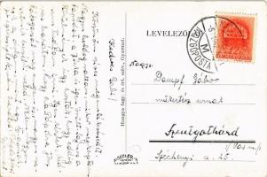 1942 Gyarmat, Római katolikus templom, Hősök szobra, Római katolikus iskola. Kiadja a Hangya Szövetk...