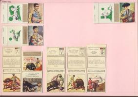 540 klf portugál és spanyol gyufacímke szépen feldolgozva érdekességekkel