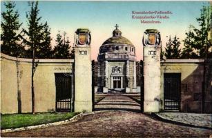Krasznahorkaváralja, Krásnohorské Podhradie; mauzóleum bejárata / mausoleum entry gate