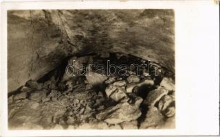 Szilice, Silica; barlangfeltárás / Vchod do najnovsich clastok v lad jaskyne, Objavil Majko / cave exploration