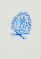 Herendi Viktória mintás kis tálka, kézzel festett, jelzett, hibátlan, 12×9 cm