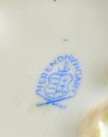 Herendi Viktória mintás kis váza, kézzel festett, jelzett, hibátlan, m: 11 cm