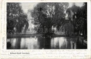 1904 Budapest III. Római fürdő (Rómaifürdő), Forrás-tó (EK)
