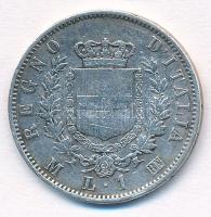 Olaszország 1863M BN 1L Ag "II. Viktor Emánuel" T:2-
Italy 1863M BN 1 Lira Ag "Vitto...