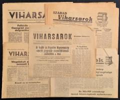 1956 október 23- november 7. A Viharsarok és a Szabad Viharsarok c. újságok forradalmi számai 5 db