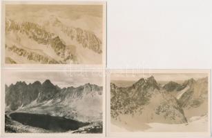 8 db RÉGI felvidéki városképes lap: Eperjes, Kassa, Szentantal, Tátra / 8 pre-1945 Upper-Hungarian (...