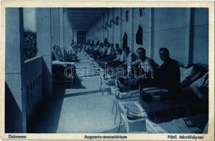 Debrecen, Auguszta szanatórium, férfi fekvőfolyosó
