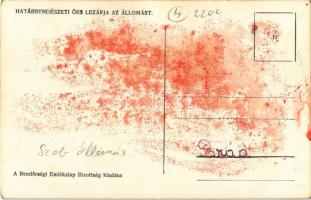 Szob, Határrendészeti őrs lezárja a vasútállomást, gőzmozdony. A Rendőrségi Emlékalap Bizottság kiad...