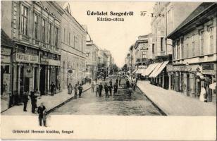 1905 Szeged, Kárász utca, Vasváry Lajos üzlete