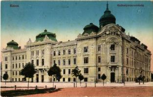 1915 Kassa, Kosice; Hadtestparancsnokság / Army Headquarters + "K.u.K. Militärzensur Sitz der Kommission Kassa"