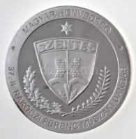 2007. Magyar Honvédség - 37. II. Rákóczi Ferenc Műszaki Dandár - Szentes / A dandár érdekében végzett szolgálata emlékére ezüstözött fém emlékérem dísztokban (42mm) T:PP