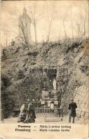 1910 Pozsony, Pressburg, Bratislava; Mária Lourdesi barlang / Grotte / cave (EK)