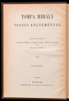 Tompa Mihály összes költeményei I-IV. kötet. Teljes!  A költő életrajzát írta Szász Károly. Sajtó al...